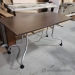 60 x 30 Walnut Height Adjustable Training Table